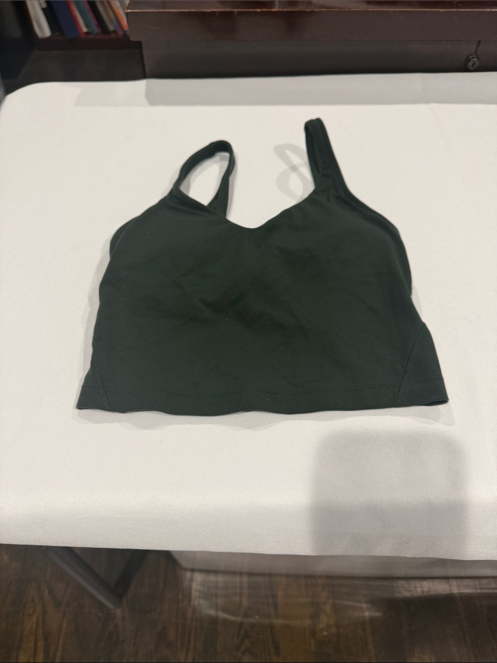lululemon athletica Dark Green Scoop-Style Tank Bra